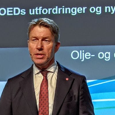 Olje- og energiminister Terje Aasland. 